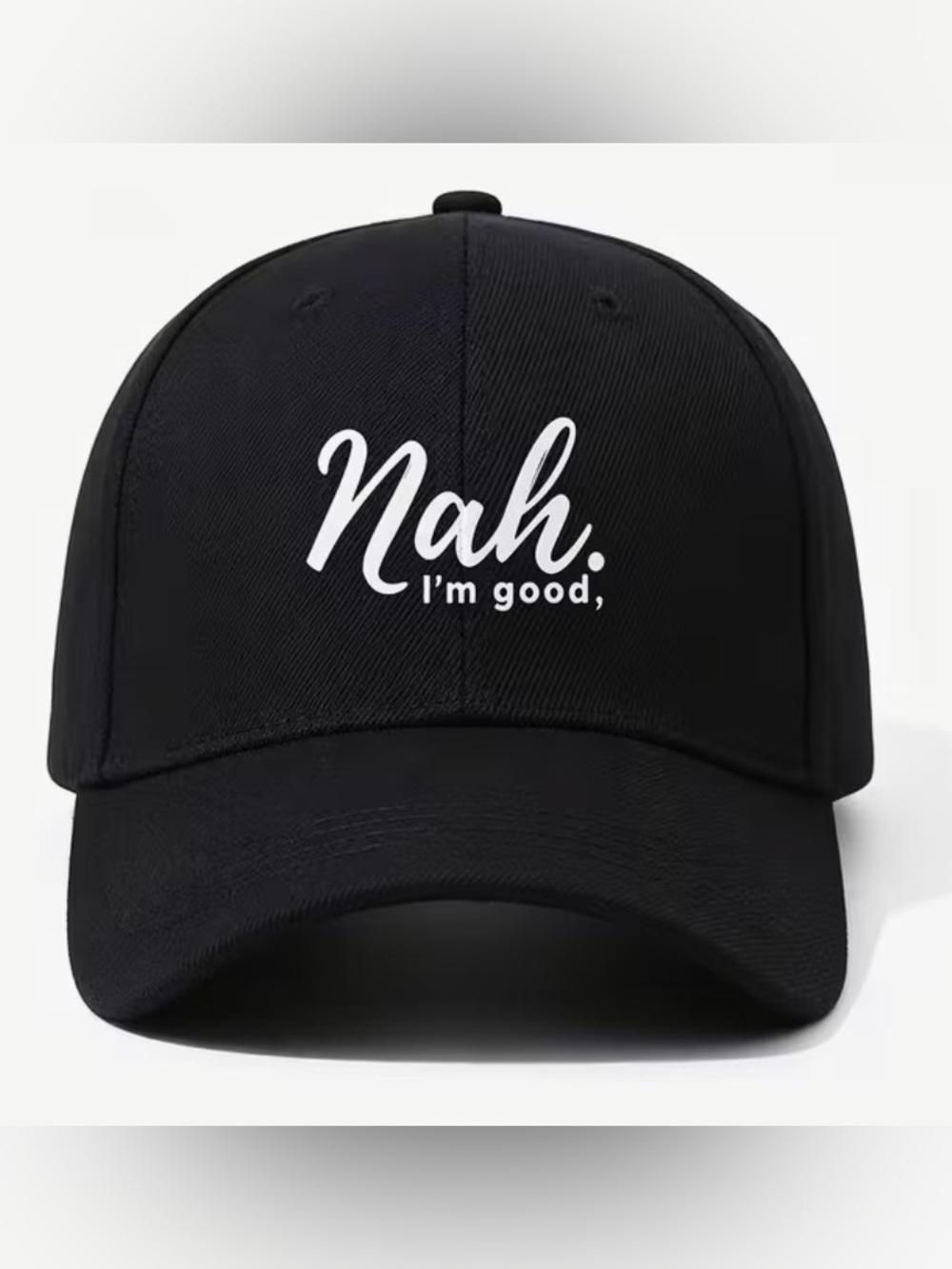All hats are now only $10!**
“Nah I'm Good” Trucker Hat
